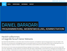 Tablet Screenshot of baradari.de
